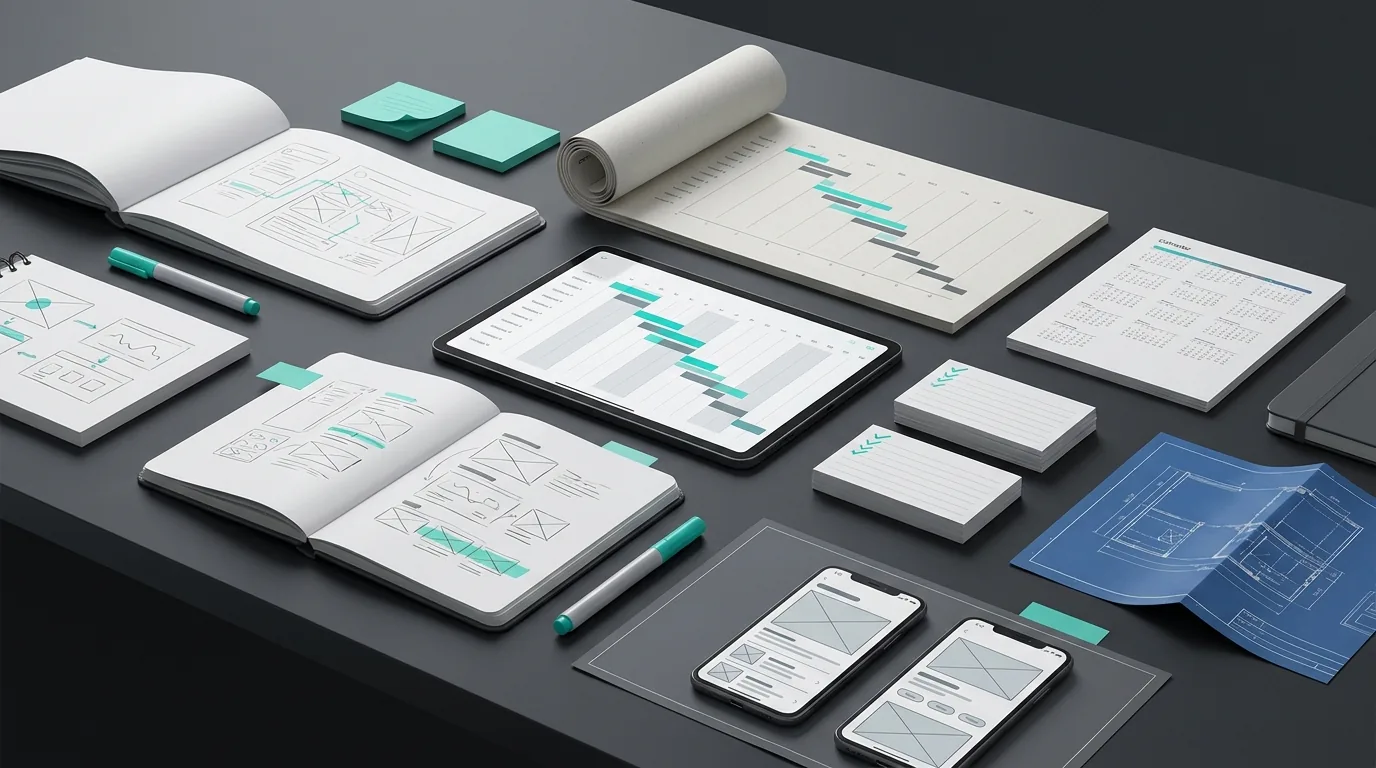 Software delivery roadmap and product planning artefacts