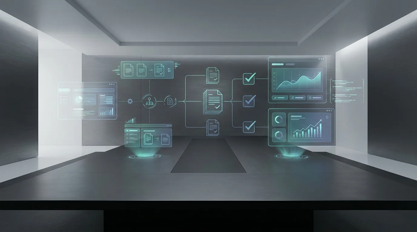 Connected operational workflows and reporting